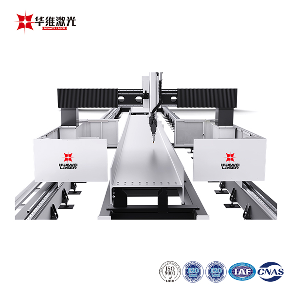 Μηχανή κοπής λέιζερ 3D CNC δέσμης H 12000W για επεξεργασία μετάλλου